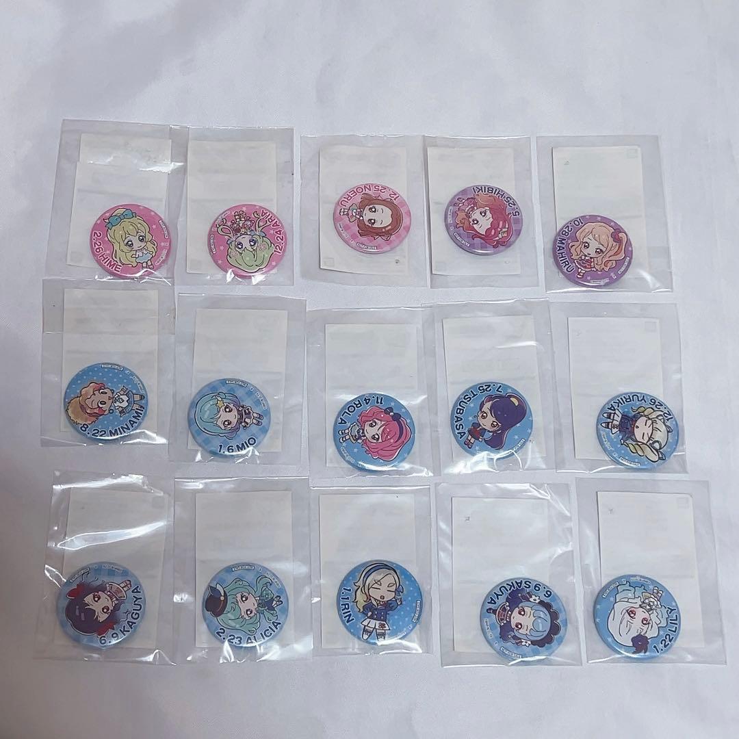 アイカツ バースデー 缶バッジ