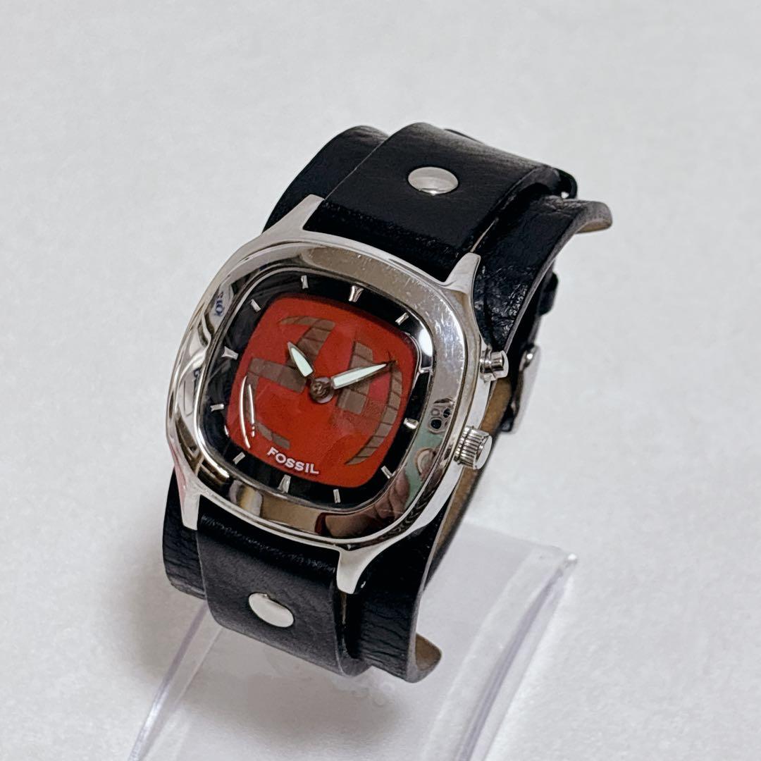 希少✨ FOSSIL　BIG TIC　JR-8292 アナデジ y2k　00's
