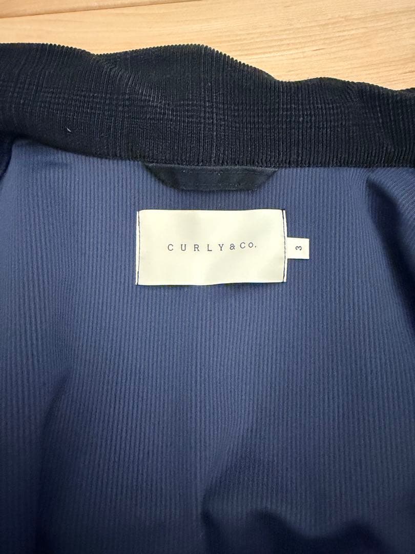 【美品】Curly&Co. カーリー ネイビー セットアップ サイズ3