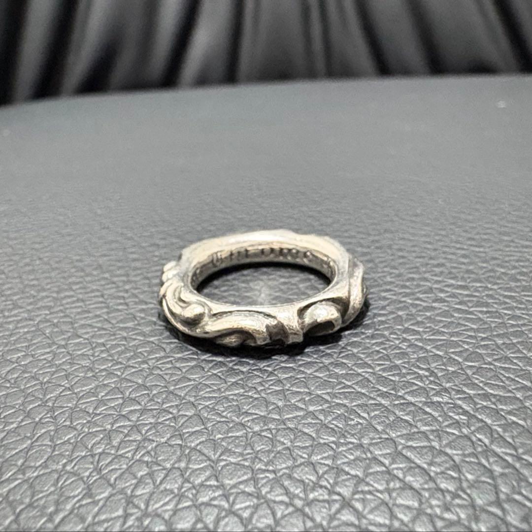 CHROME HEARTS クロムハーツ スクロールバンド リング　11号