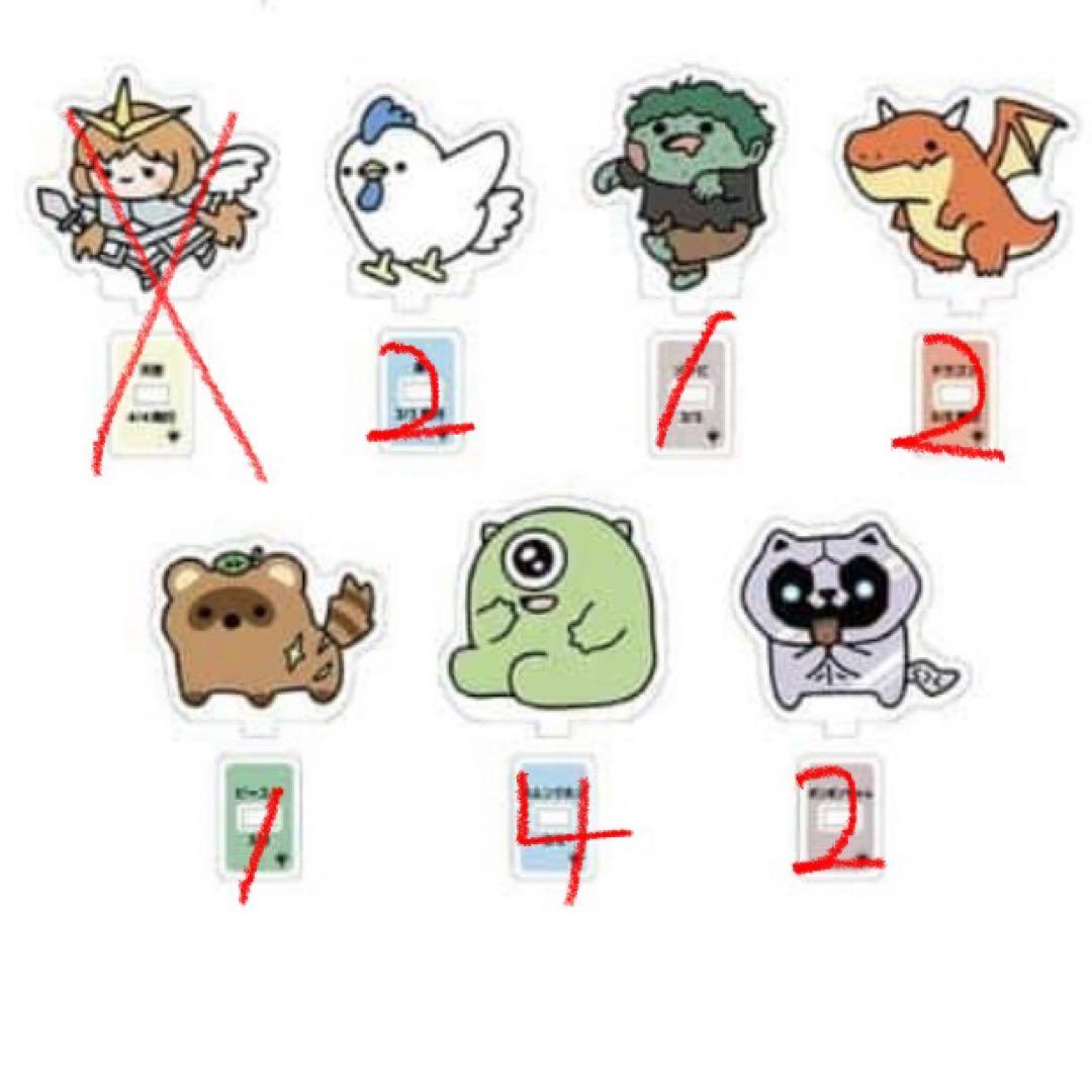 MTG アクリルスタンドトークン