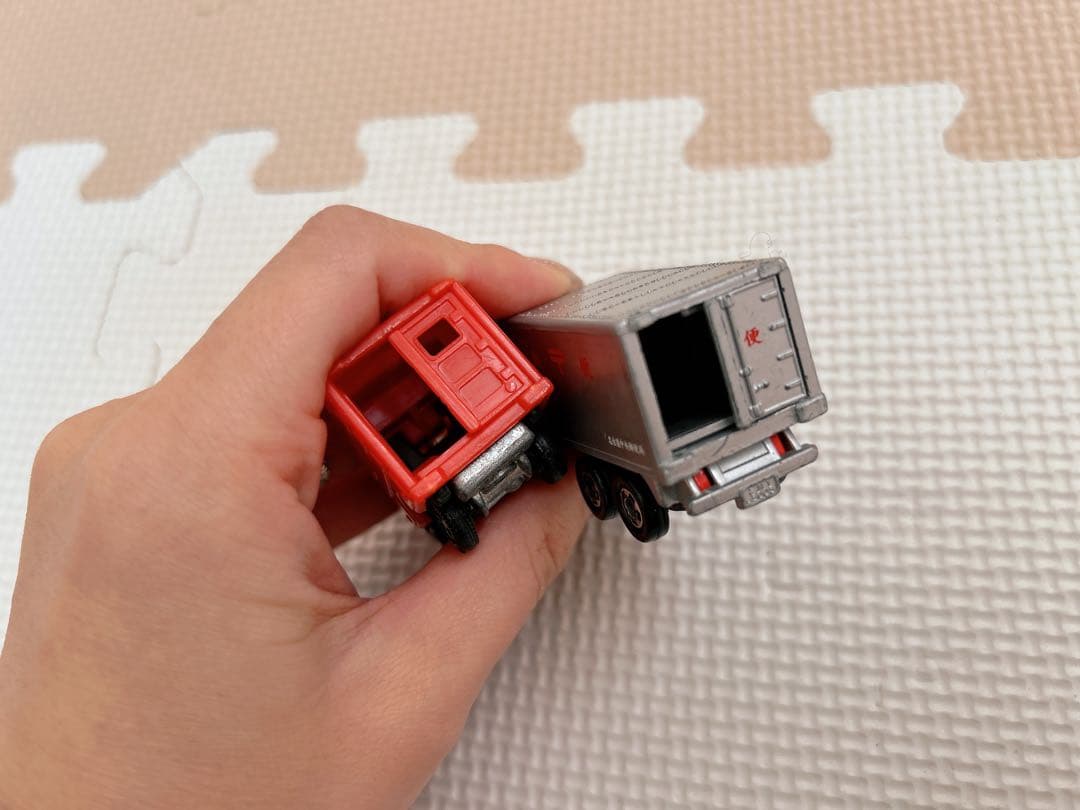 【トミカまとめ売り！】タウンセット／かたづけトラックとパトカー／ミニカーセット