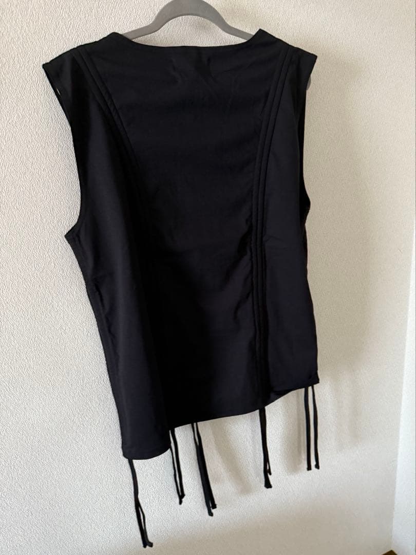 GRANCY シャーリングデザイン ノースリーブT Mサイズ