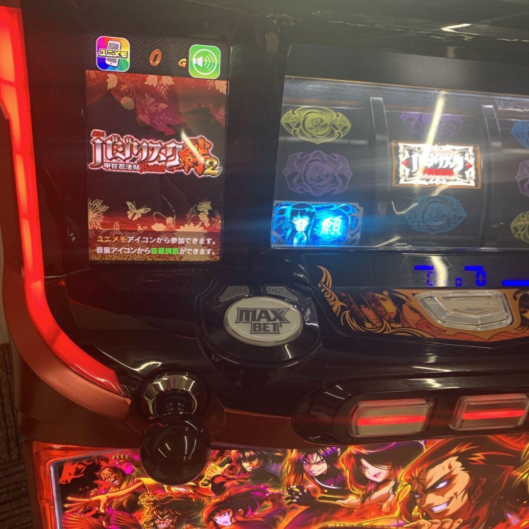 パチスロ実機　バジリスク絆２・伊賀パネル　　不要機付　送料無料