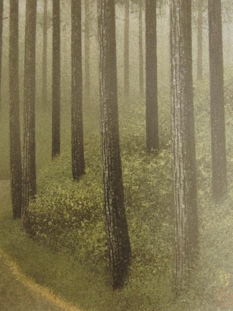 小泉智英、【木洩日】、希少な額装用画集より、新品額装付、状態良好