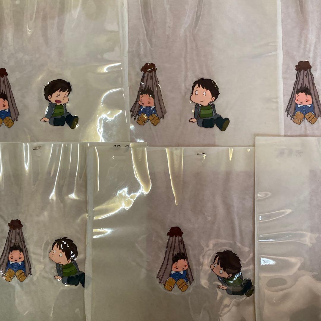 アニメセル画。手塚治虫。雨降り小僧。6枚セット。