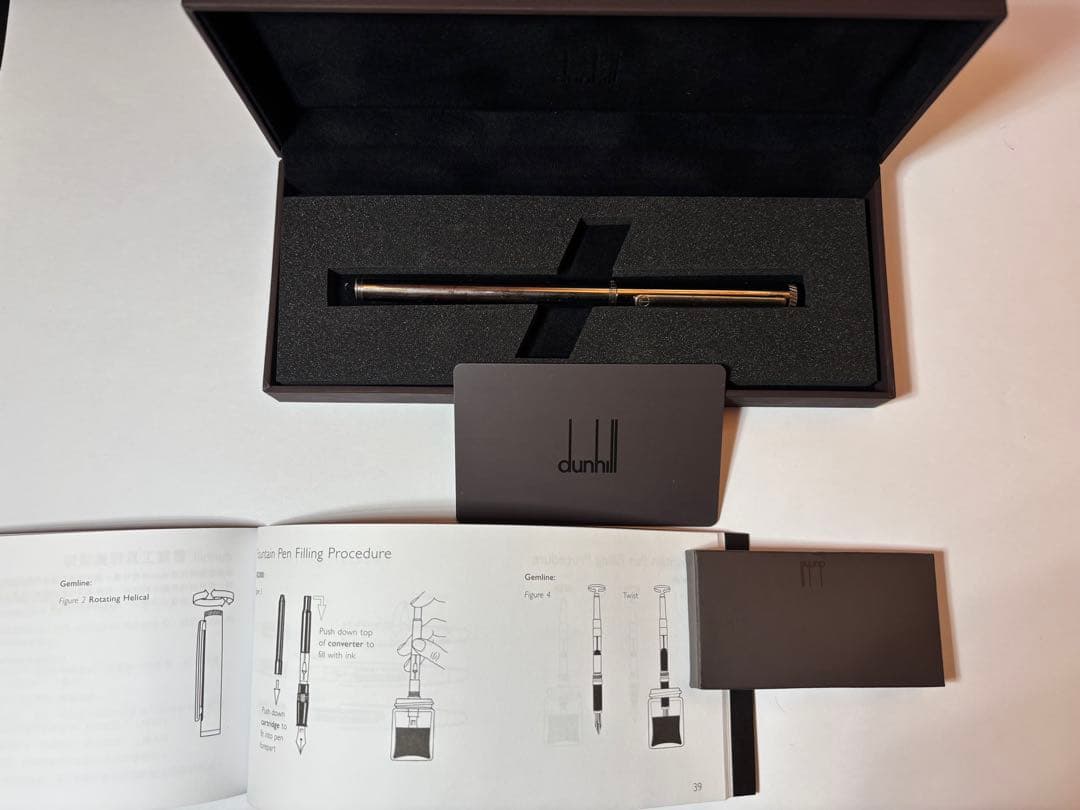 dunhill 万年筆 ジェムライン　チタンコート