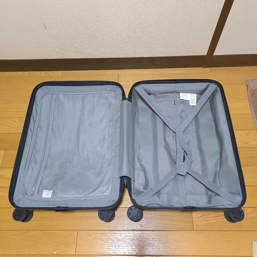36L 無印良品 ハード キャリーケース ネイビー　機内持ち込みサイズ