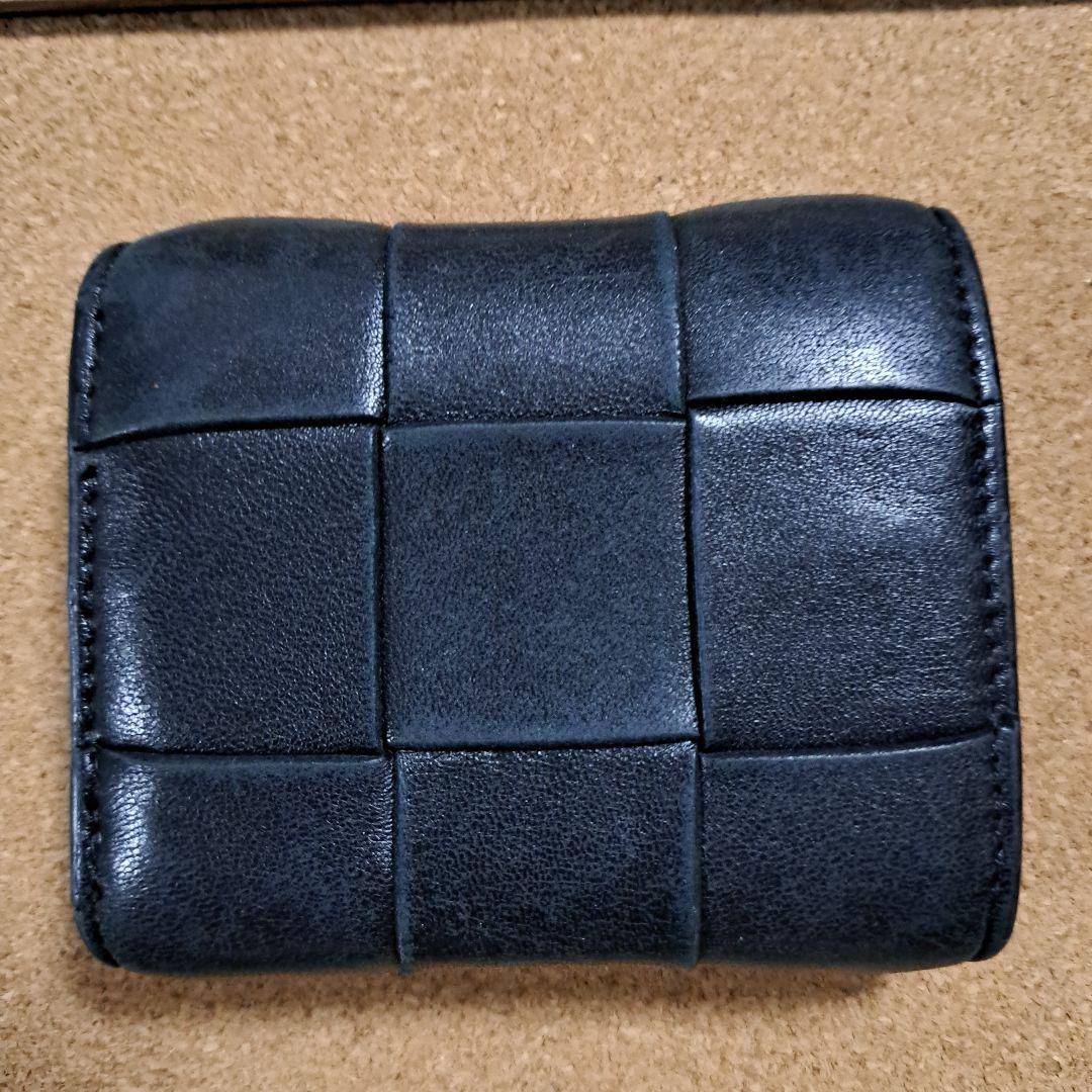 ボッテガヴェネタ カセット 三つ折り財布 ブラック