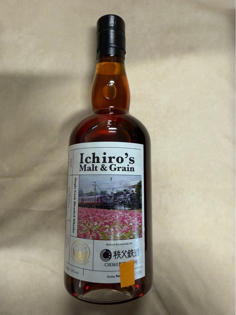 イチローズモルト秩父鉄道記念ボトル　　限定253本
