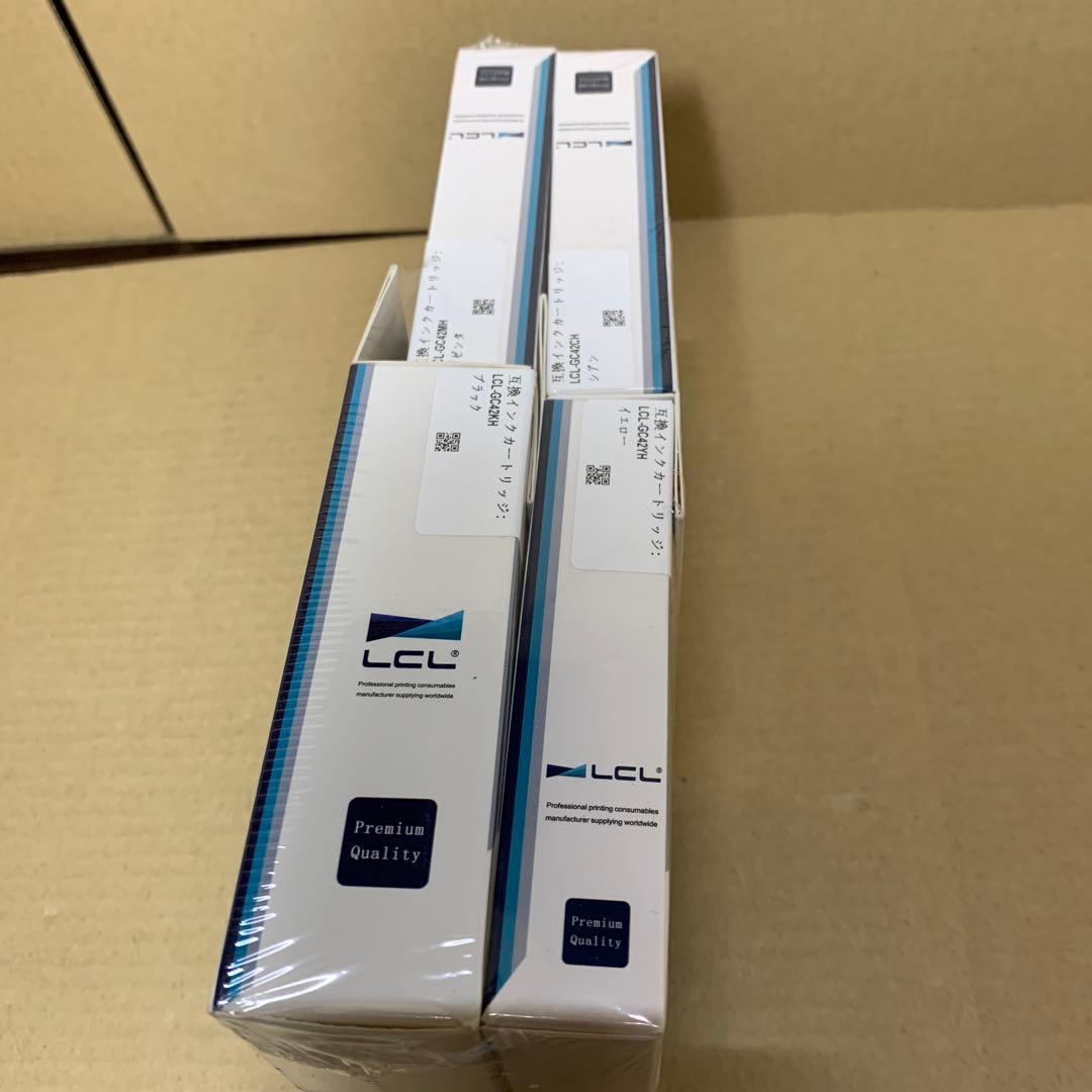 新品　LCL GC42H 増量 顔料 4色セット 互換インクカートリッジ