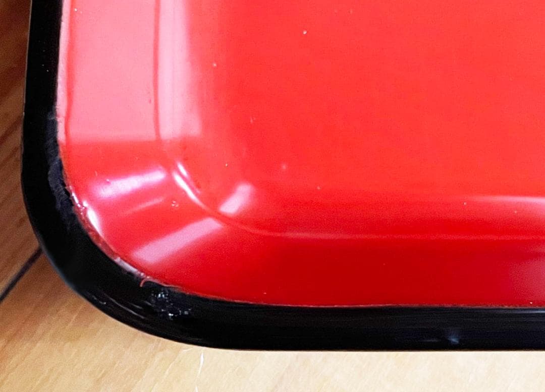 トレー 卓上盆 黒内朱会席膳 尺0寸 漆塗り木製 正角盆 漆器 5枚 ①