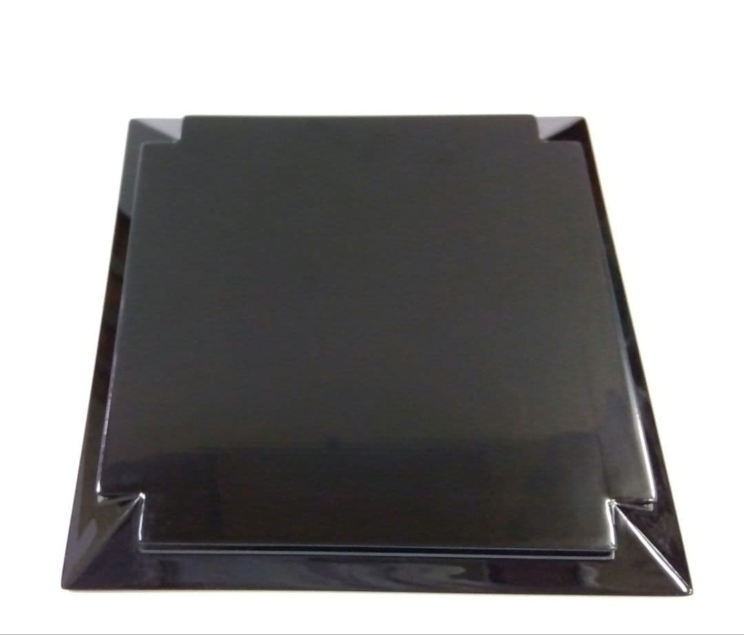 茶道具 茶入盆 羽田盆 真塗 新品 盆点 盆