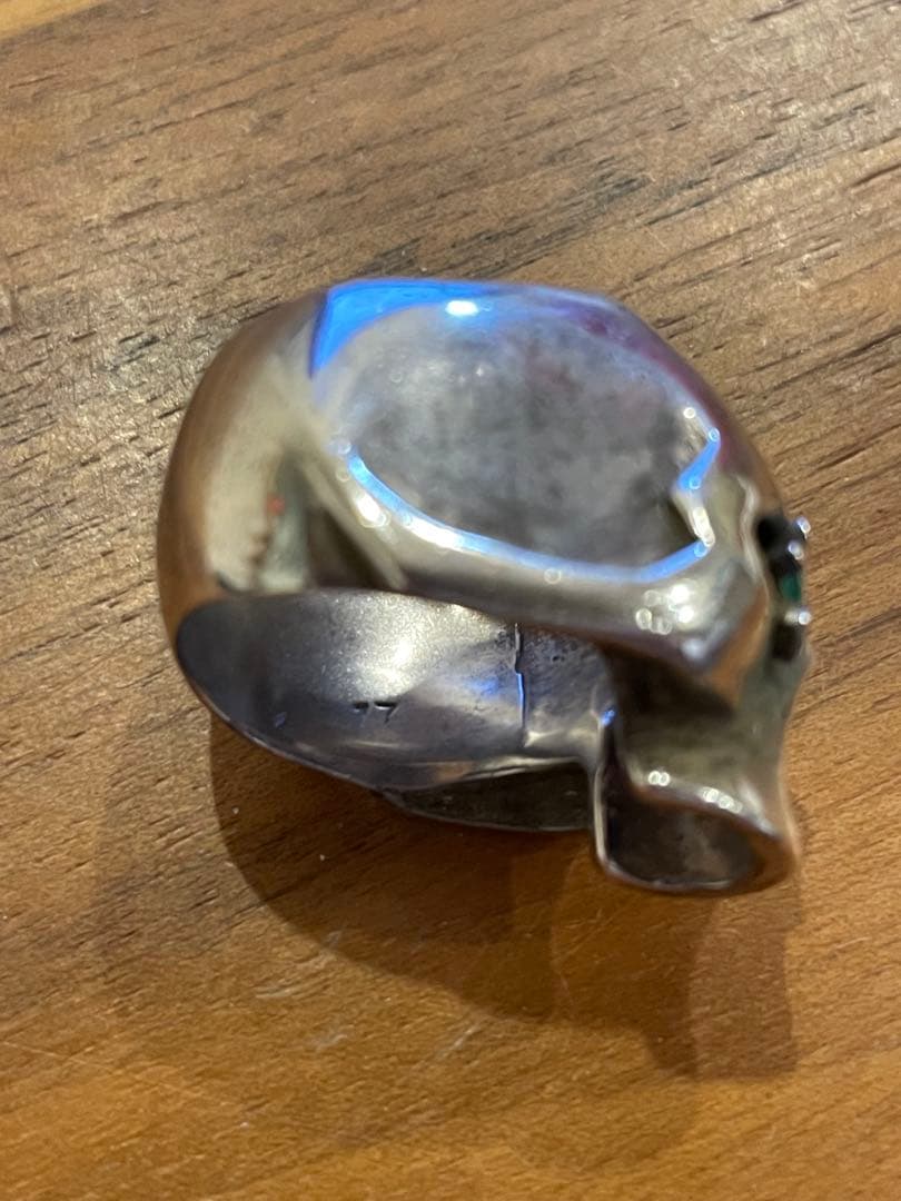 NUMBER NINE ナンバーナイン ジャムホームメイド スカルリング 17号