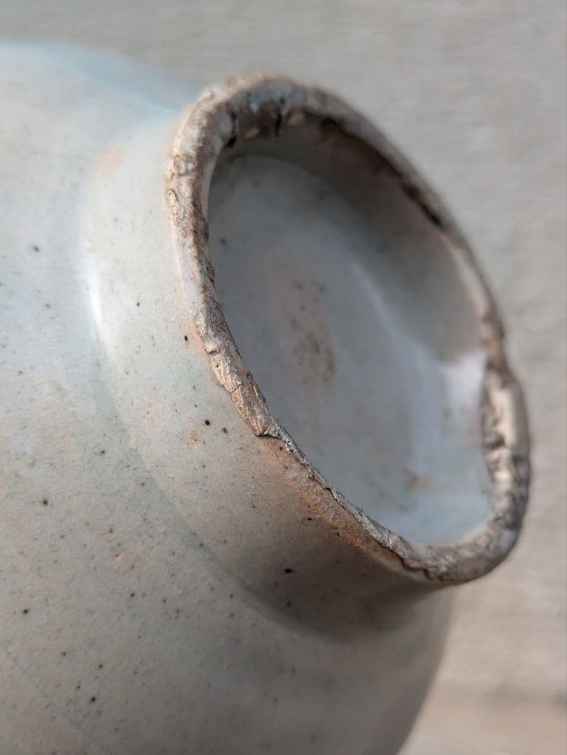 李朝　徳利　白磁　酒器　骨董　朝鮮美術　（粉引、堅手、初期伊万里）