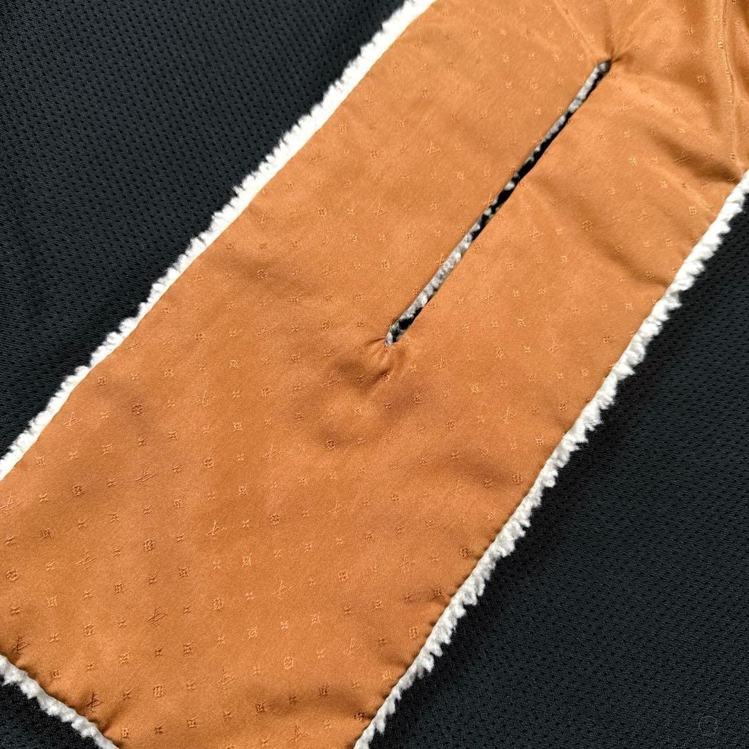 【美品】LOUIS VUITTON エシャルプ・シャーリング マフラー ムートン