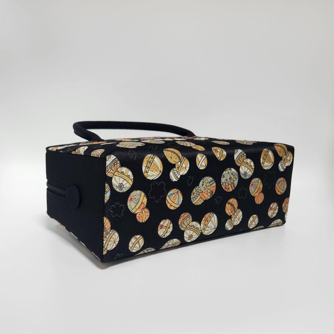 和装バッグ　利休バッグ　金蘭織物 入卒式　結婚式　商品番号:k-6