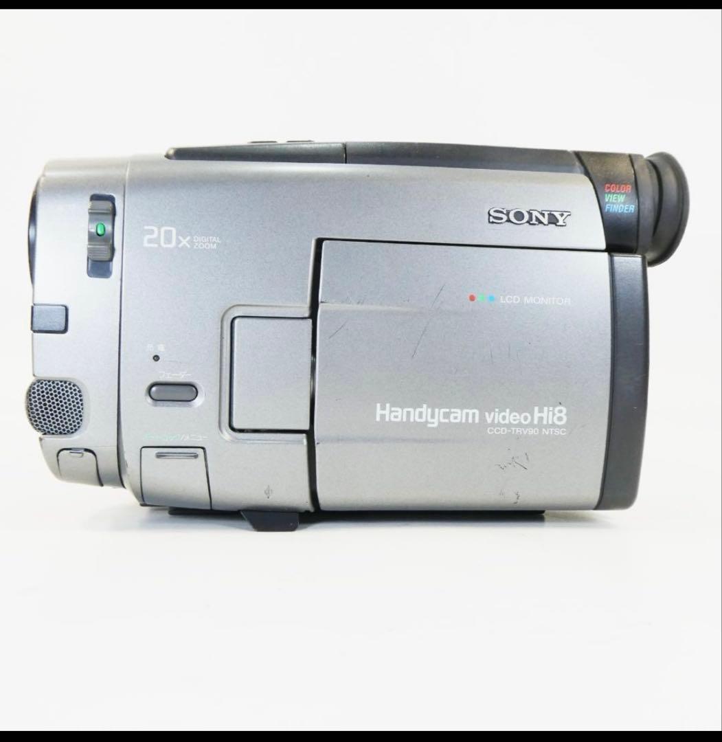 動作良好 Video.Hi8ソニー CCD-TRV90 高画質8ミリビデオカメラ