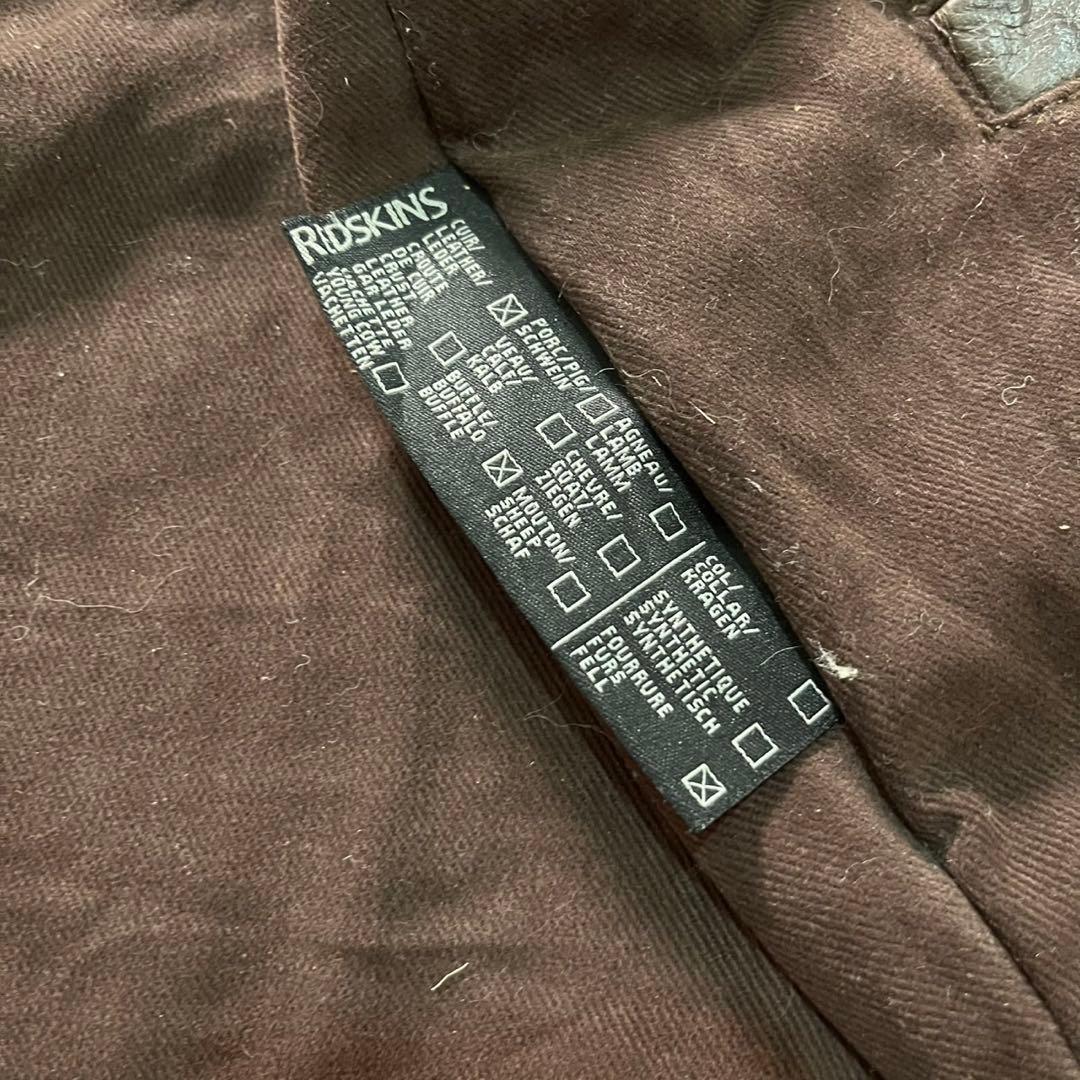 Redskins フランス ユーロ レザージャケット 肉厚 本革 ヴィンテージ