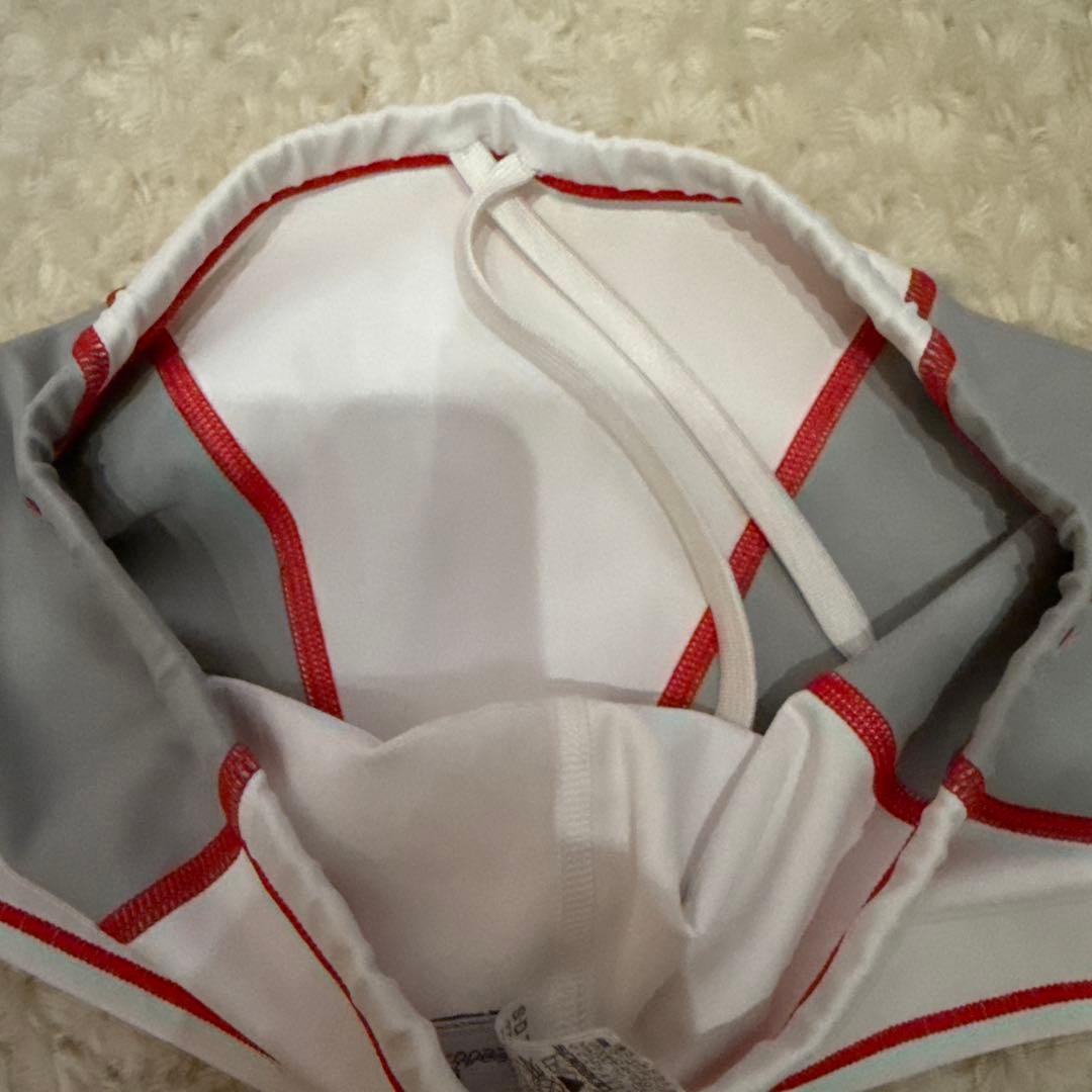 Speedo シグマ　SD70B53J 競泳水着 ホワイト/グレー/レッド