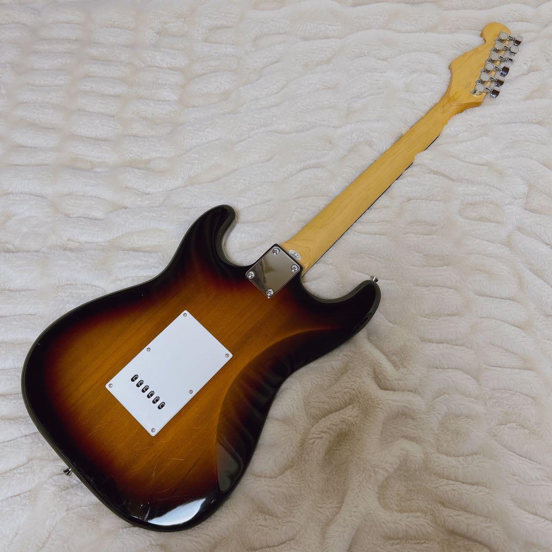 Photogenic ストラトタイプ エレキギター ケース アーム ピックなど付