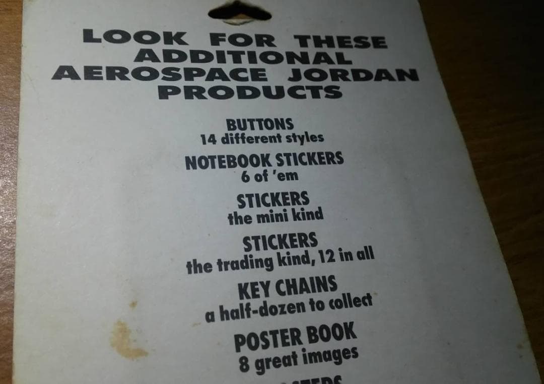 ナイキ マイケルジョーダン Aerospace TRADING STICKERS