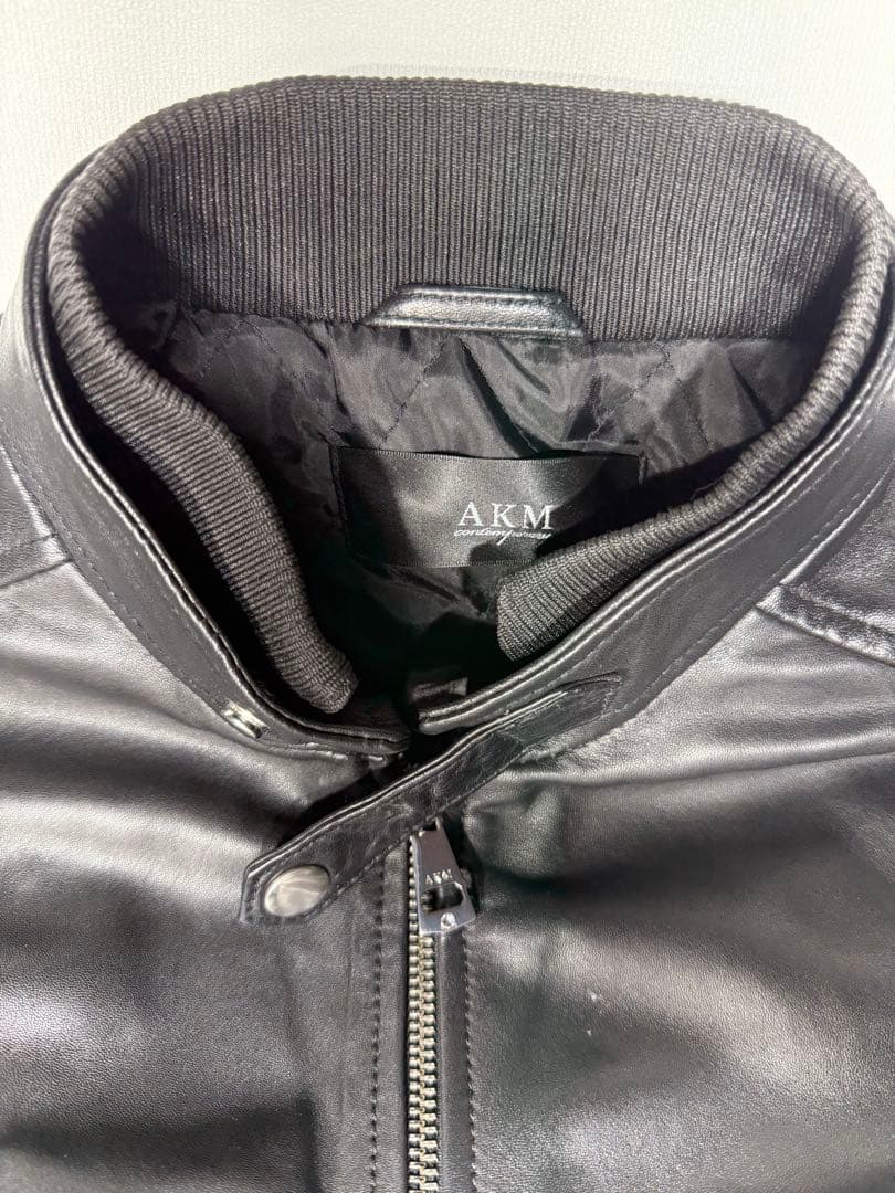 AKM 羊革　レザージャケット　Mサイズ