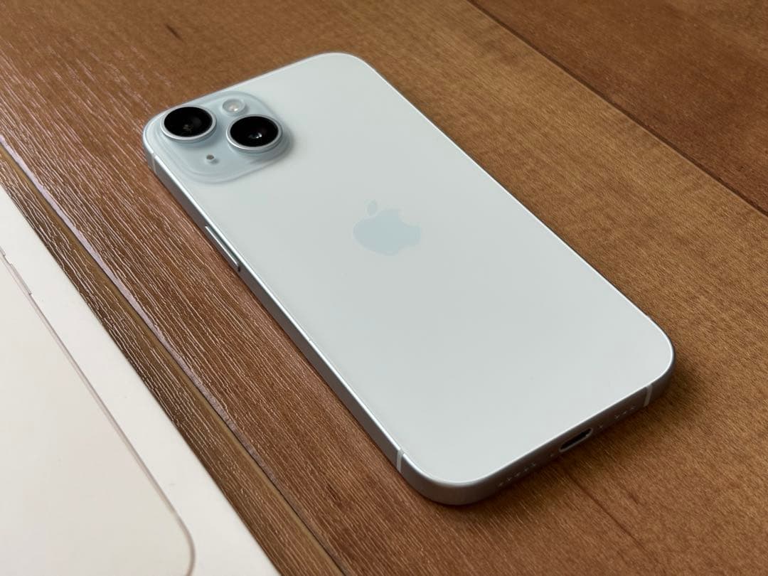 【美品】iPhone 15 ブルー 128GB SIMフリー バッテリー88%