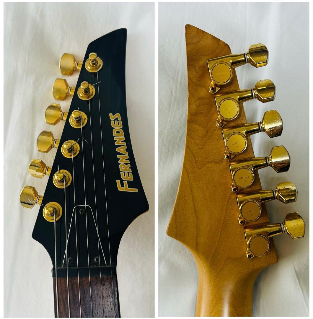 FERNANDES FGZ-420 ギター キルトメイプルトップ 赤 エレキ