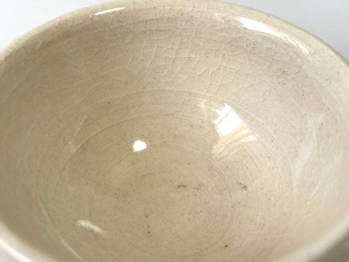 作家物　陶芸家　鯉江良二　ぐいのみ　白釉　白磁　盃　酒器　ぐい呑　酒盃