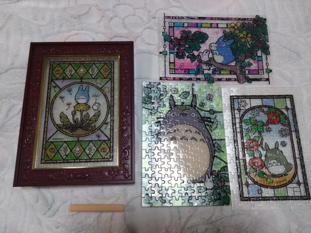 ジグソーパズル　ジブリ　となりのトトロ　アートボードジグソー　クリアパズル