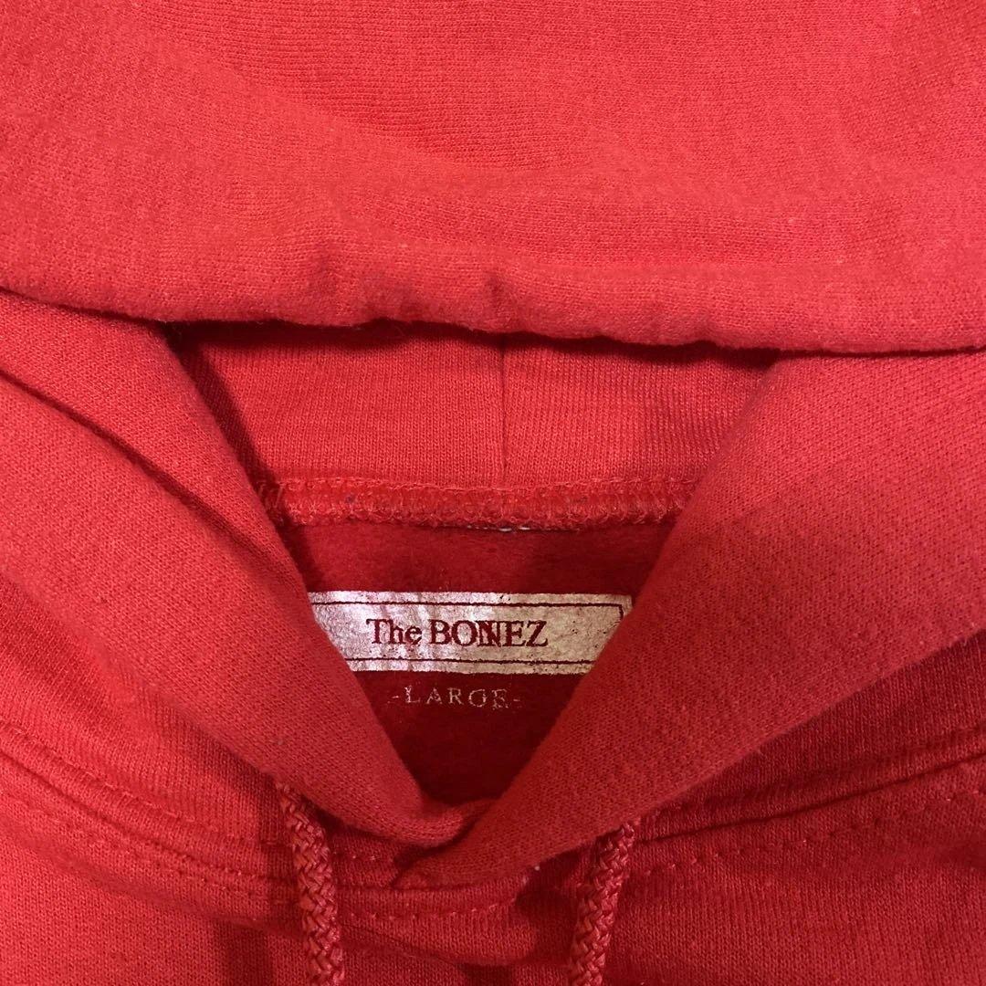 The BONEZ 赤パーカー Lサイズ