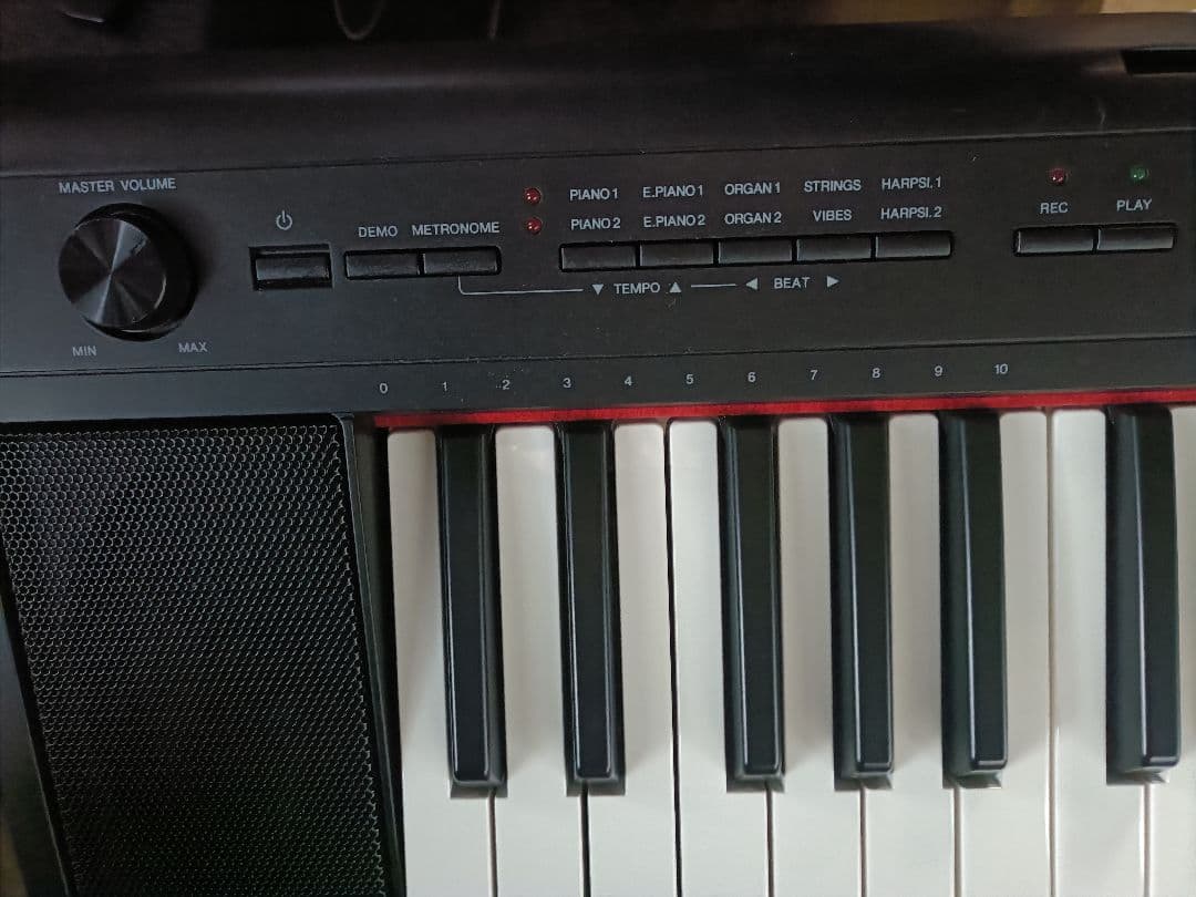 Yamaha piaggero NP-12 電子ピアノ ケース、ペダル付き