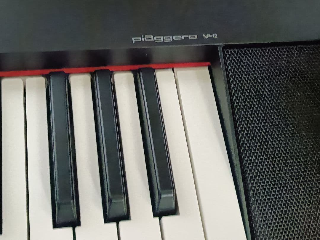 Yamaha piaggero NP-12 電子ピアノ ケース、ペダル付き