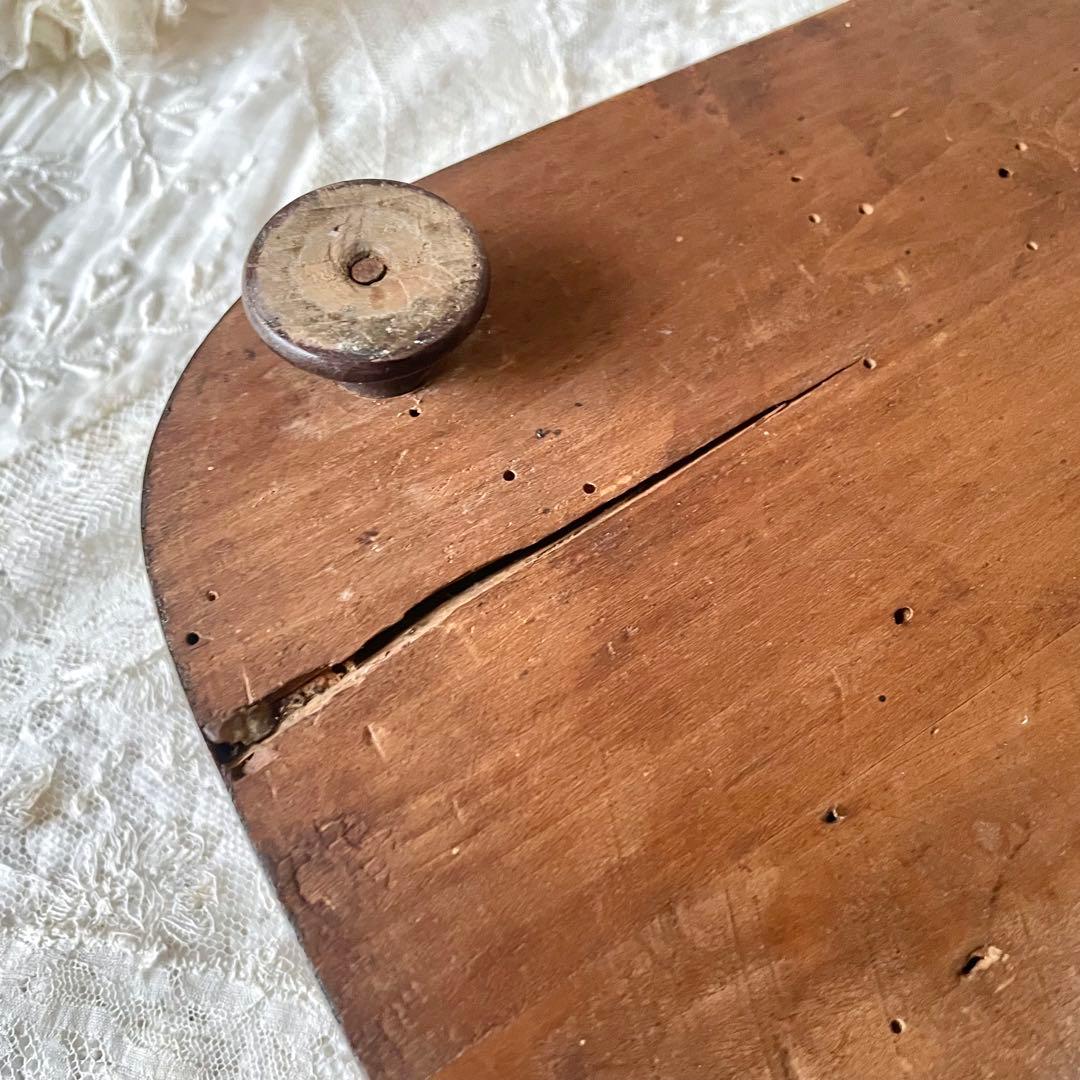 【特大】象嵌細工木製ディスプレイ台　台座　フランスアンティーク　グローブドマリエ