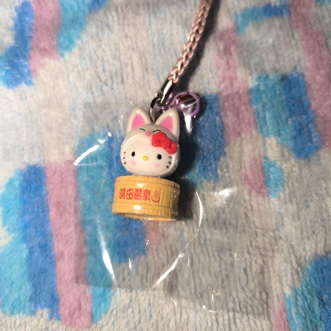 山口限定 ご当地キティ 湯田温泉 ハローキティ ストラップ