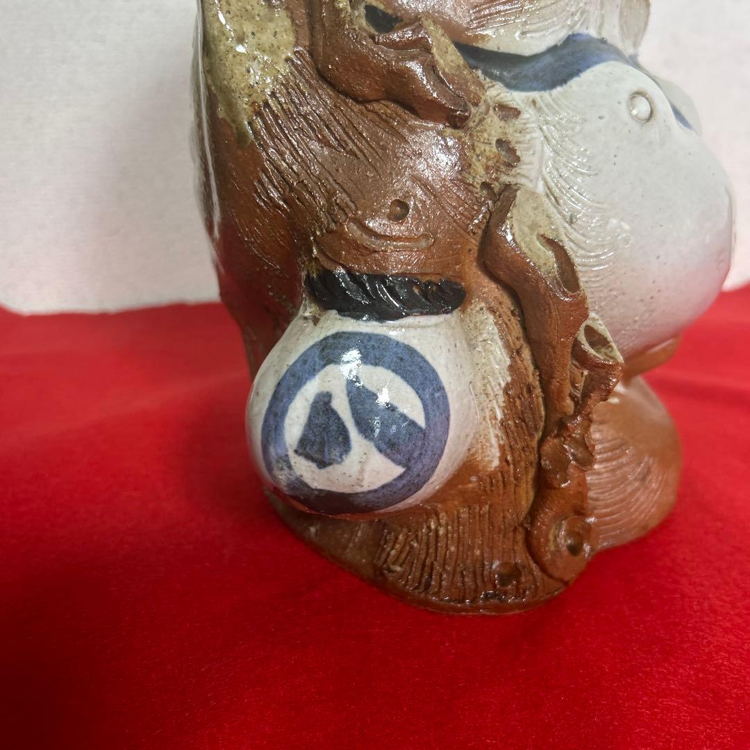 自宅保管品　狸の置物