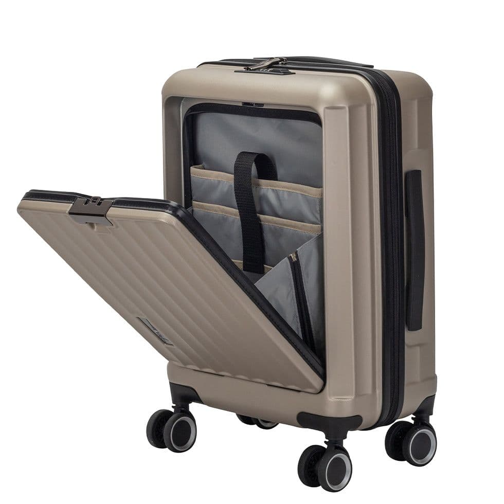 トラベリスト スーツケース【S】 ネイビー ワンタッチオープン