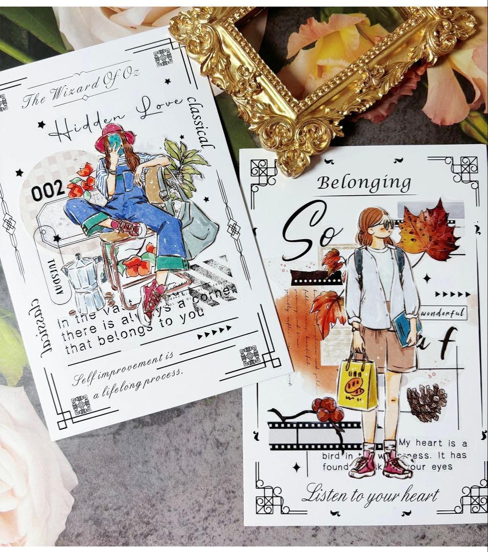 自元素文创《大标题》海外マスキングテープ　マステ 【2625】