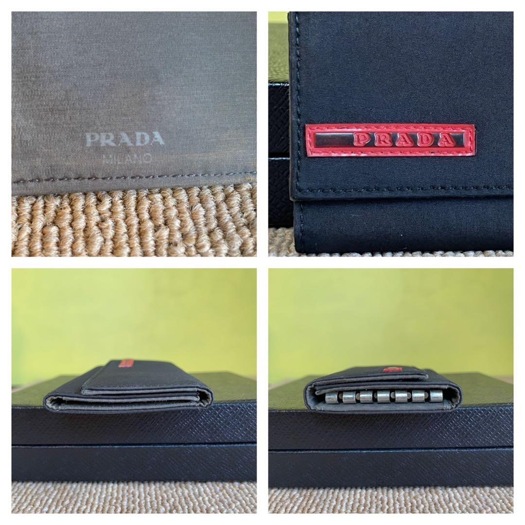 正規品❤️美品⭐️プラダ　PRADA 男女　キーケース　ブラック