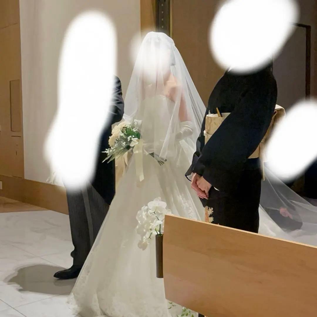 タカミブライダル 3m ベール＆グローブ(Sサイズ) ウェディングベール