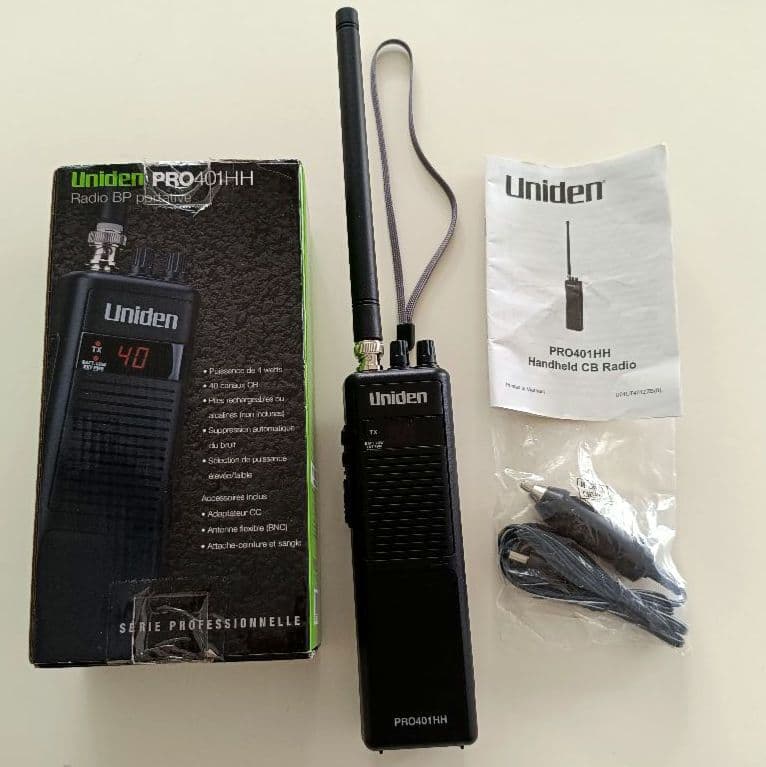 入手困難　Uniden PRO401HH ハンドヘルド感度抜群CB無線