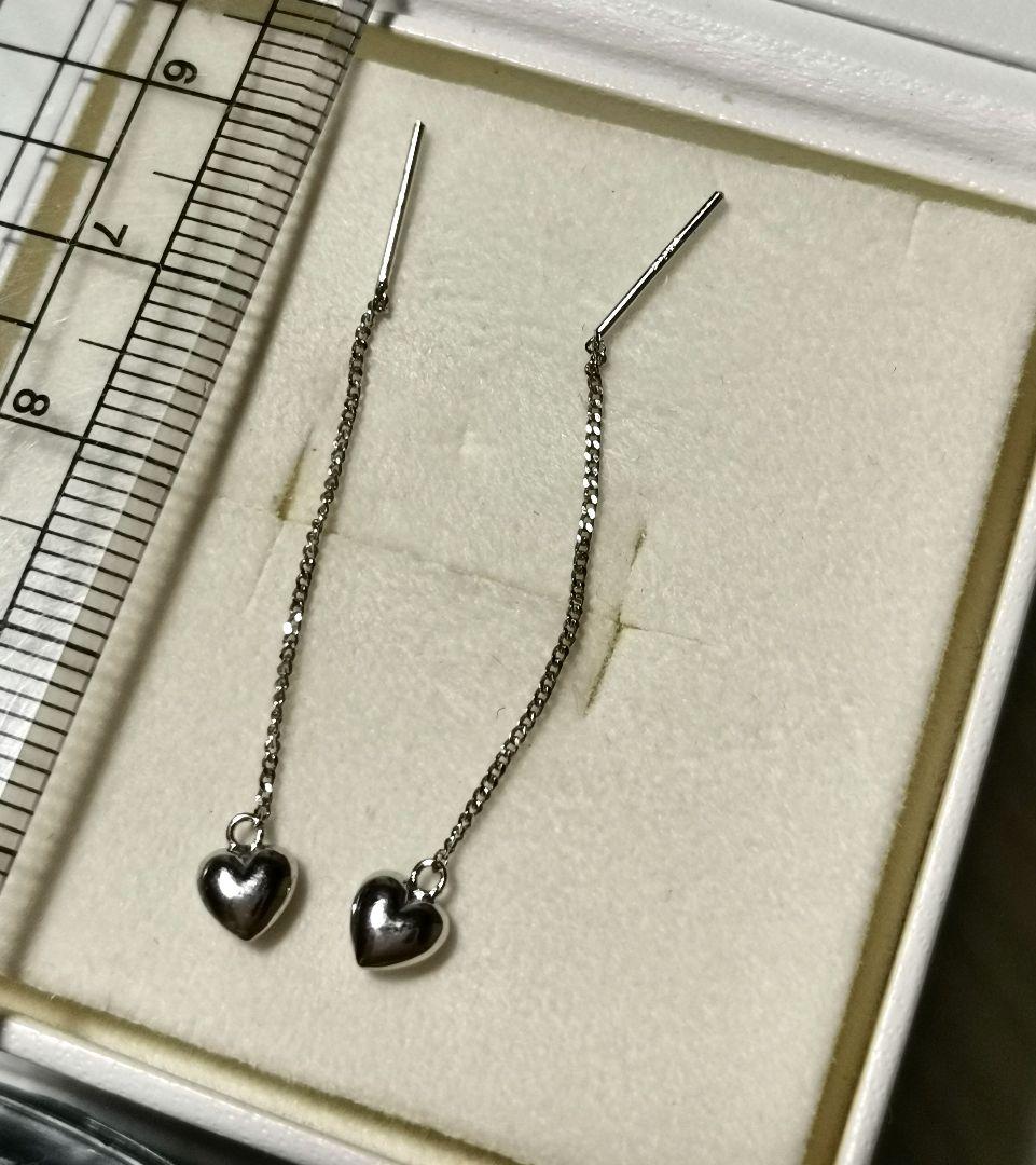 K14WG ハート　アメリカンピアス