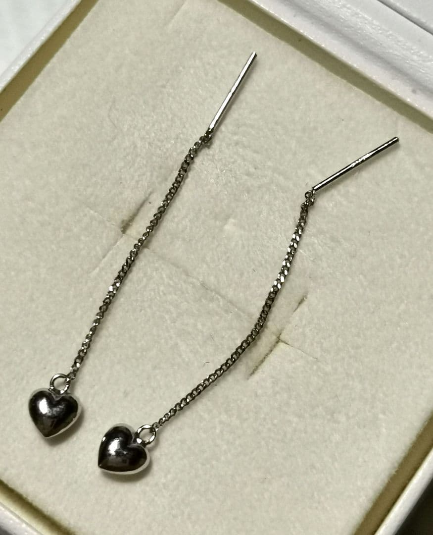 K14WG ハート　アメリカンピアス