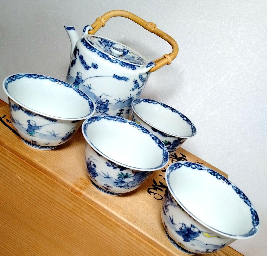 ☆ 平安竹峰 清水焼 茶器揃い