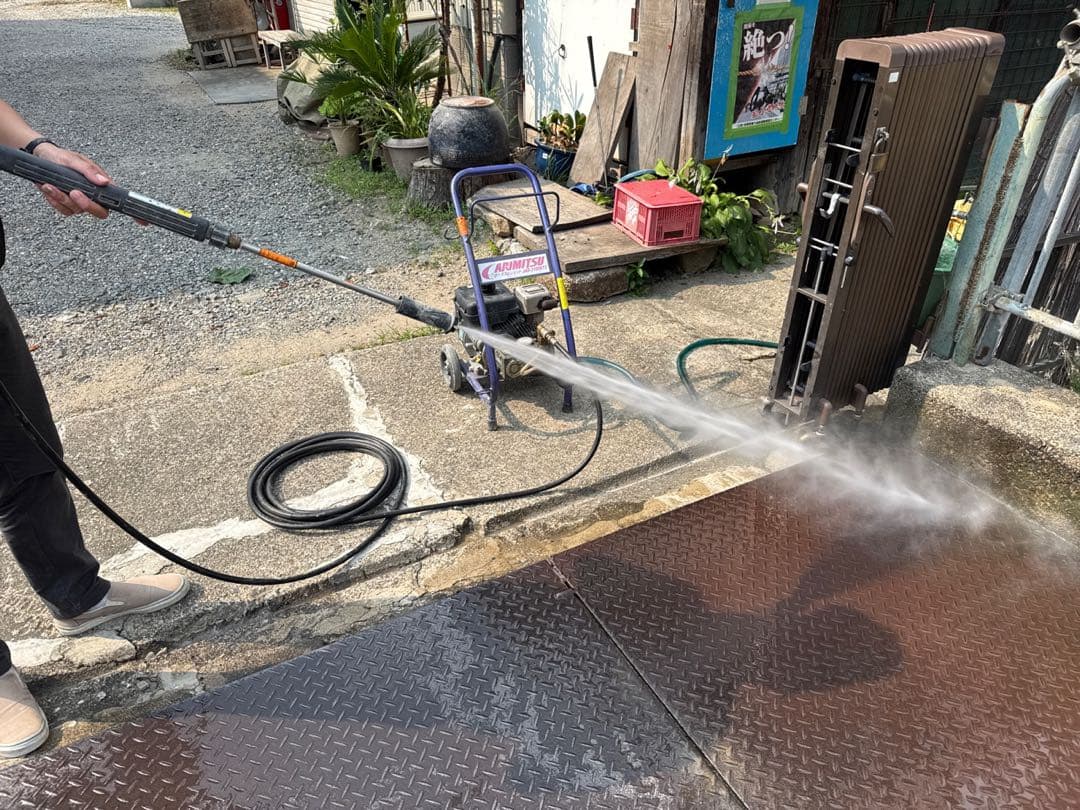ARUMITSU 高圧洗浄機　ポータブルジェット　農機洗浄機　中古品