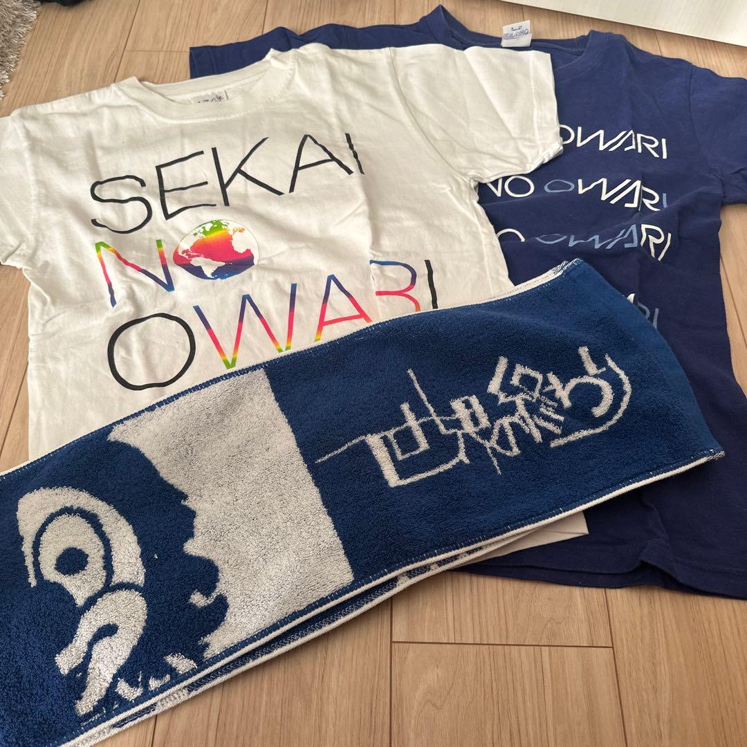SEKAI NO OWARI Tシャツ ２枚＋マフラータオルセットショッパー付