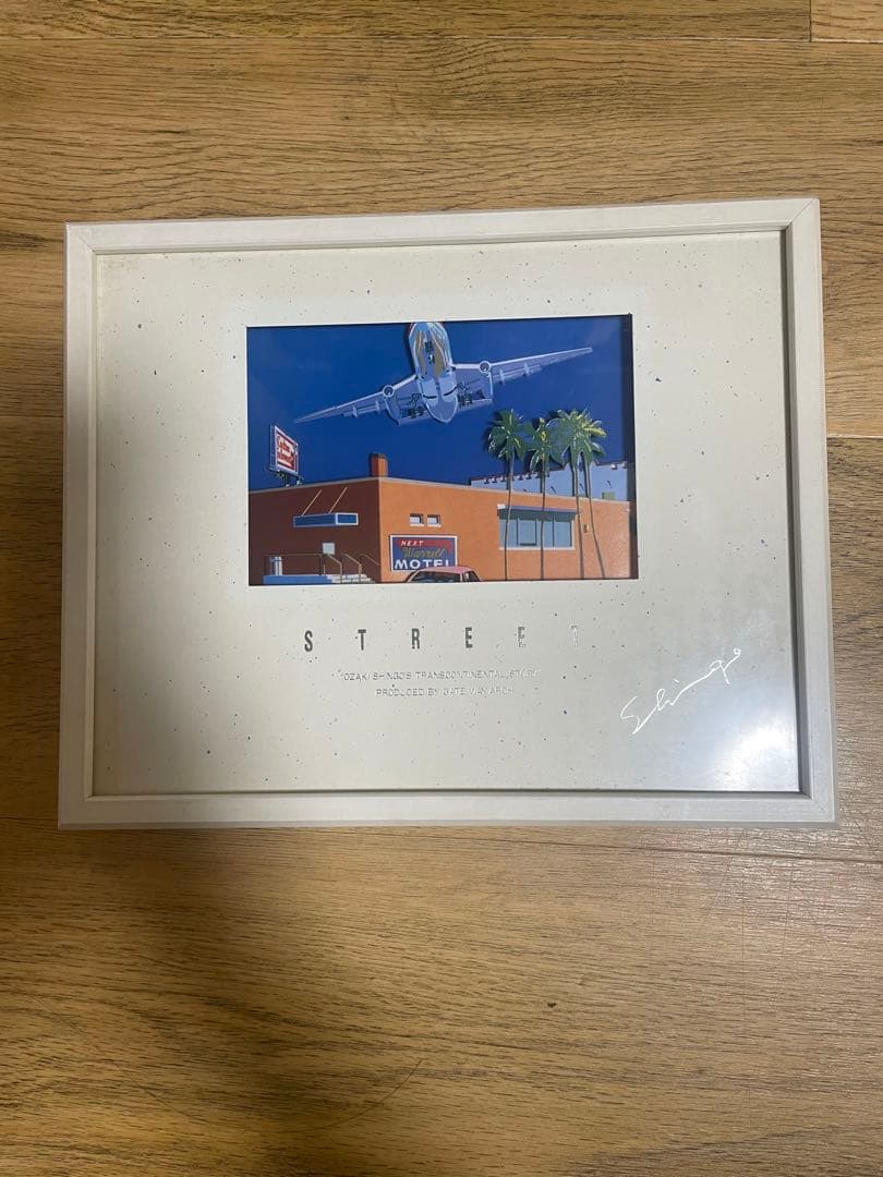 尾崎眞吾　アメリカンドリーム　立体絵画　アート　ヴィンテージ