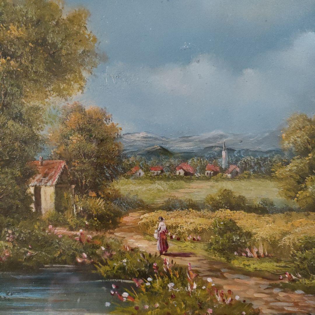 アンドレ・ボーシャン　油彩画『田園風景』