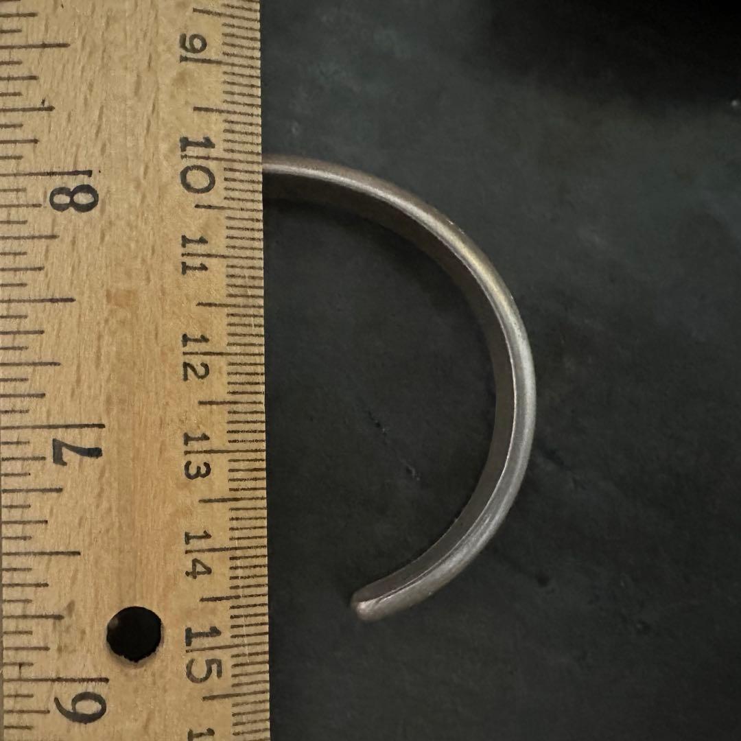 希少　重厚　ヴィンテージ　バングル　シルバー　アンティーク　アメリカ　ユーロ